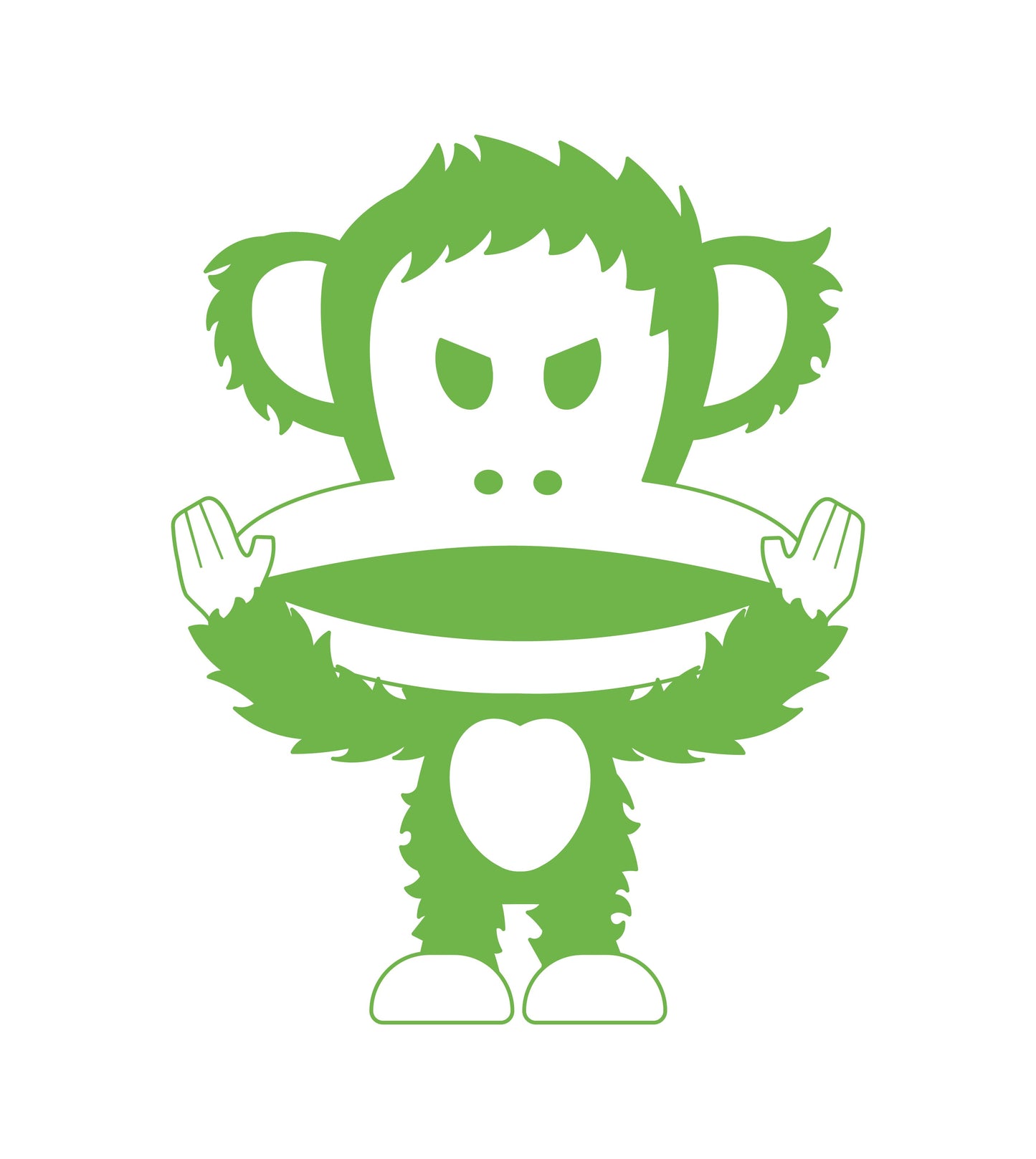 Preorder - Paul Frank Julius "KONG" Sofubi Mini Figure Blind Box Series (Transparent Clear Colourway Edition) - one display case of 6 blind boxes