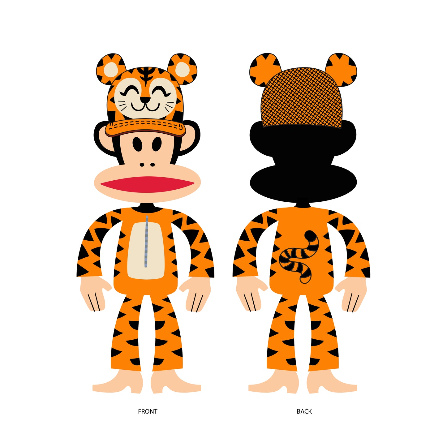 Preorder - Paul Frank Julius Vinyl Art Figure (Tiger Outfit Edition)