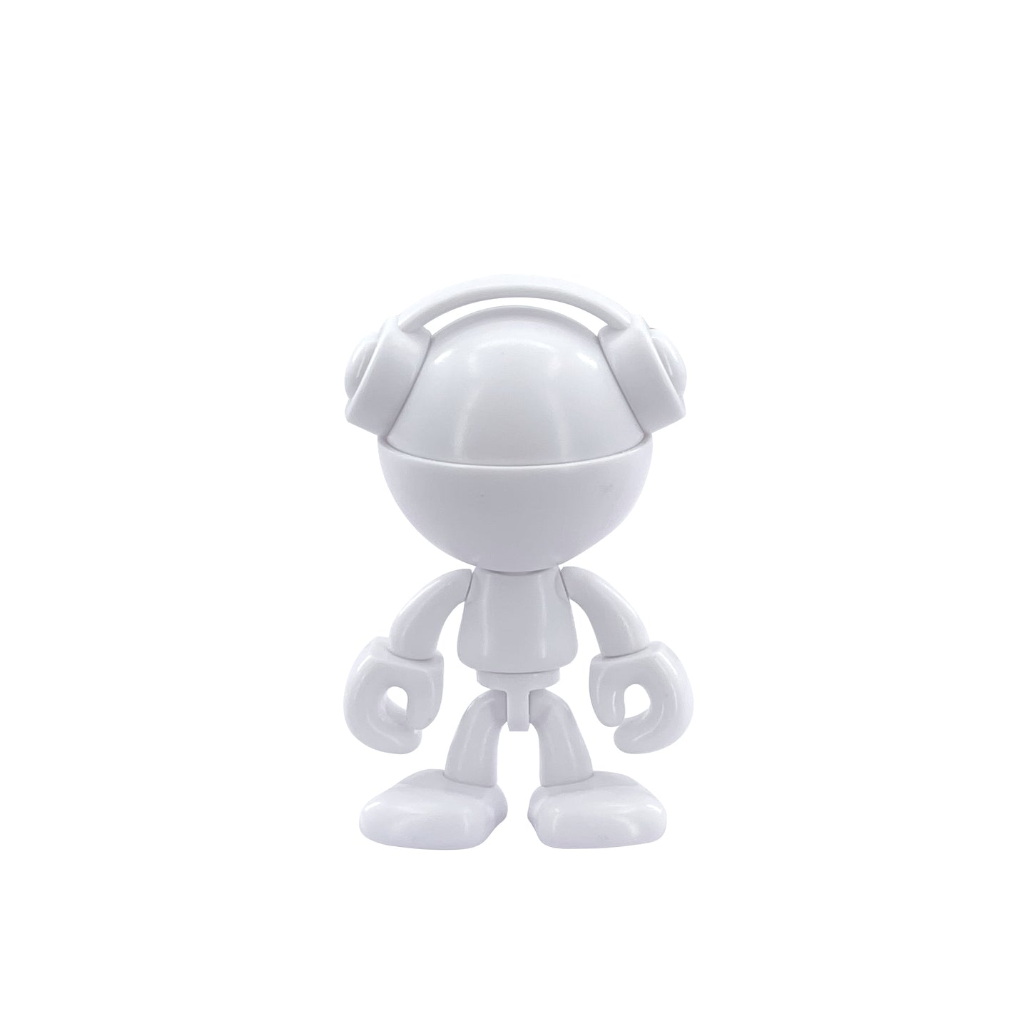 Trexii Blank White Figure (3inch) – Headphone Head