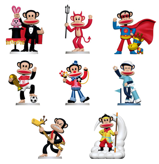 Preorder - Paul Frank “My Julius” Mini Figure Blind Box Series 1 (one display case of 8 blind boxes)