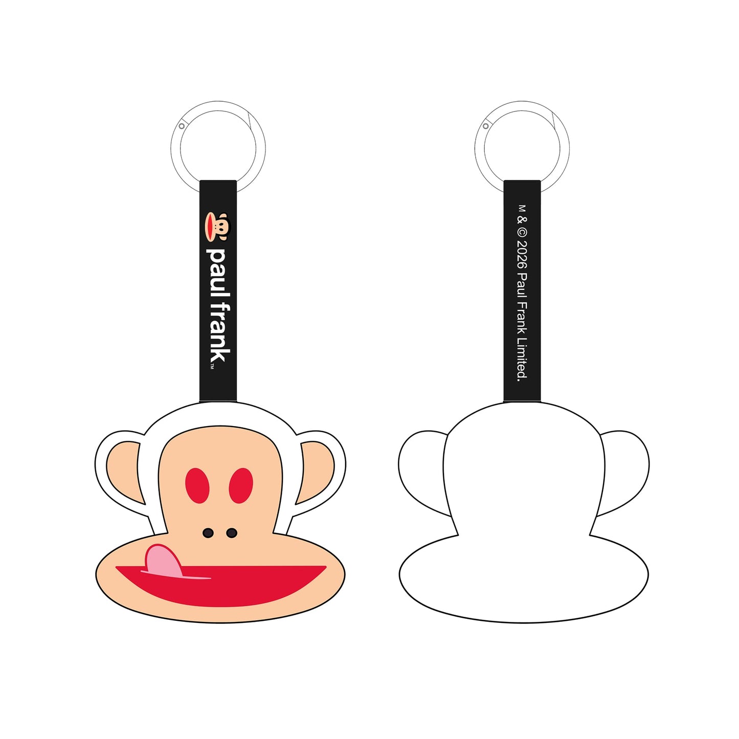 Preorder - Paul Frank Julius Head “Colourway with Expression” Plushie Blind Box Series (one display case of 6 blind boxes)