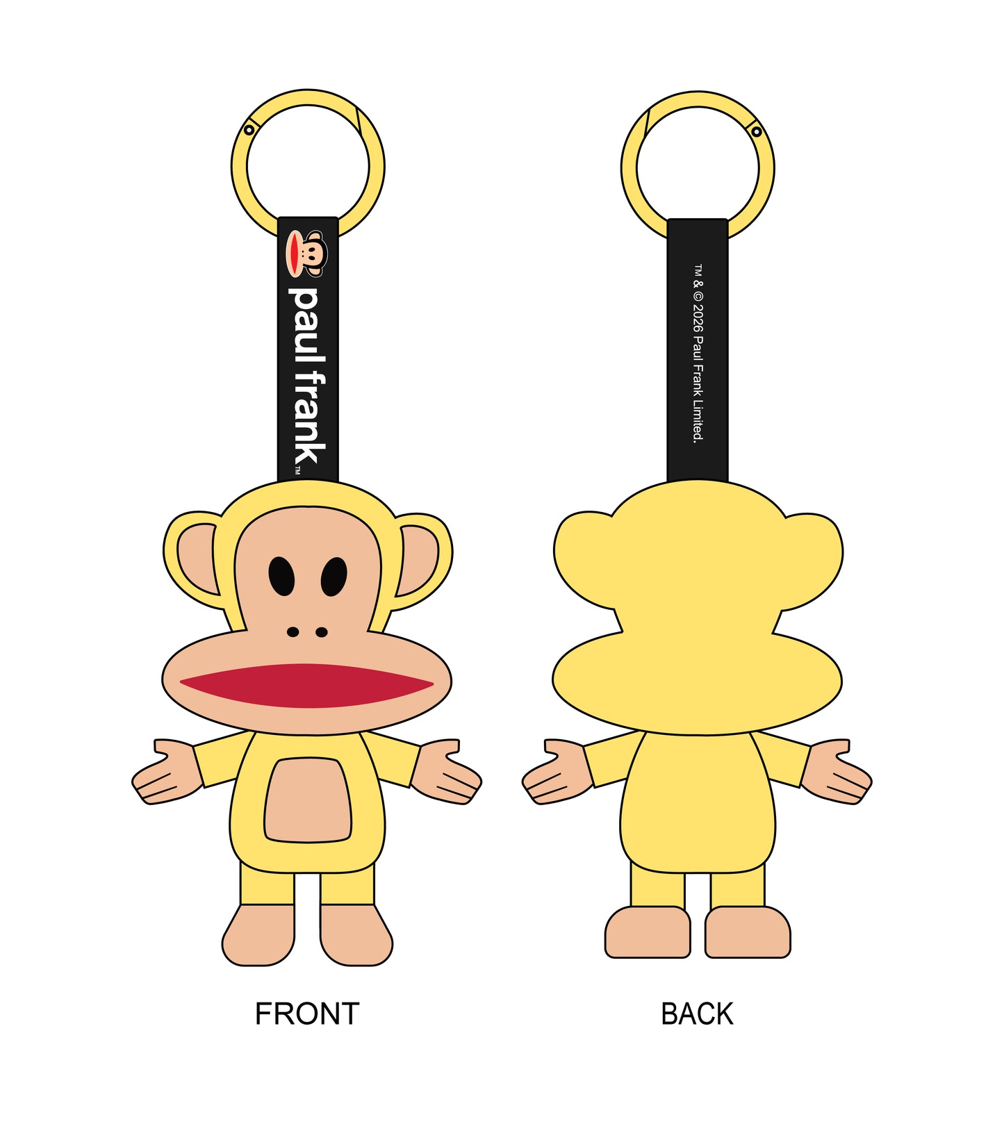 Preorder - Paul Frank Julius “Colourway” Plushie Blind Box Series 1 (one display case of 6 blind boxes)