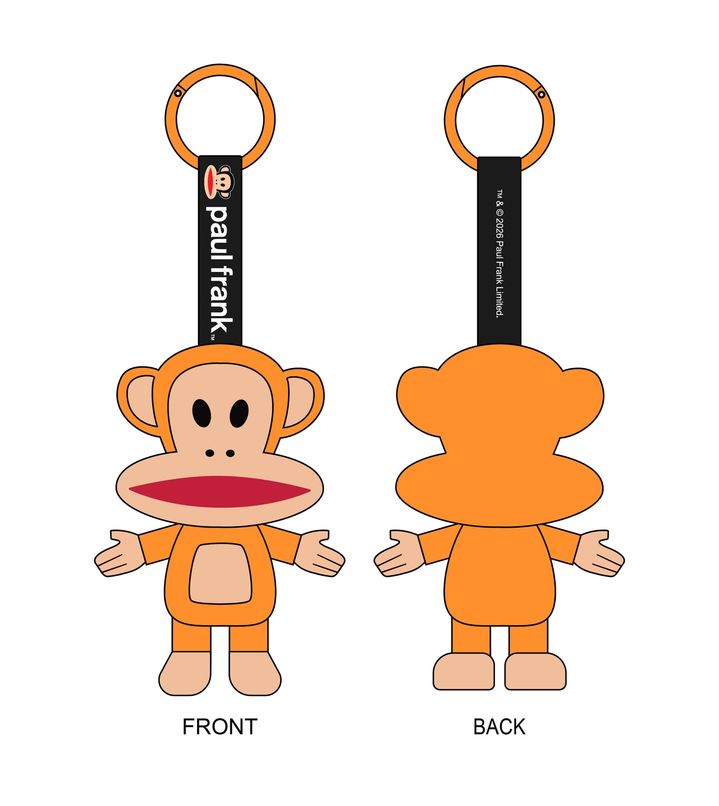Preorder - Paul Frank Julius “Colourway” Plushie Blind Box Series 1 (one display case of 6 blind boxes)
