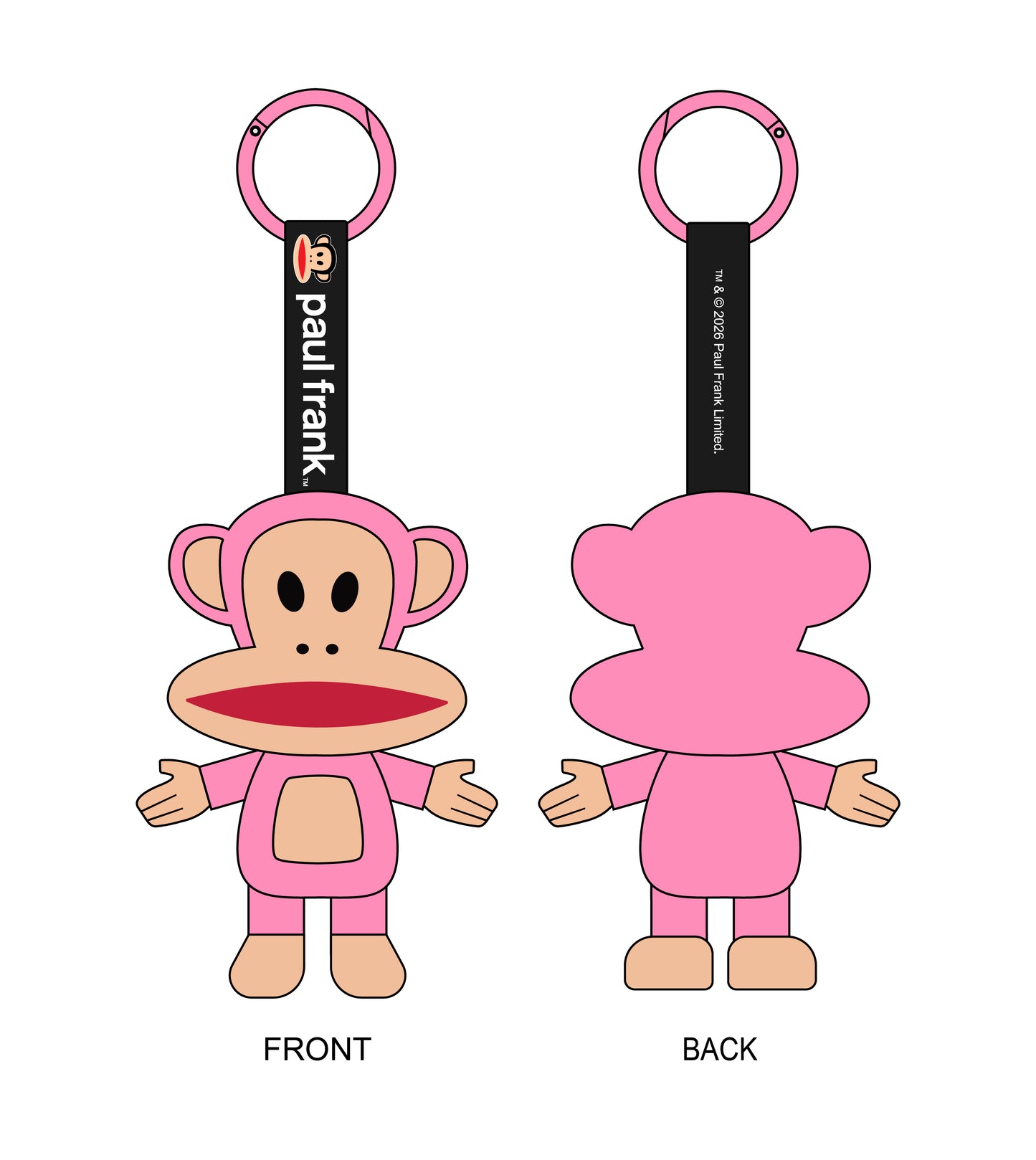 Preorder - Paul Frank Julius “Colourway” Plushie Blind Box Series 1 (one display case of 6 blind boxes)