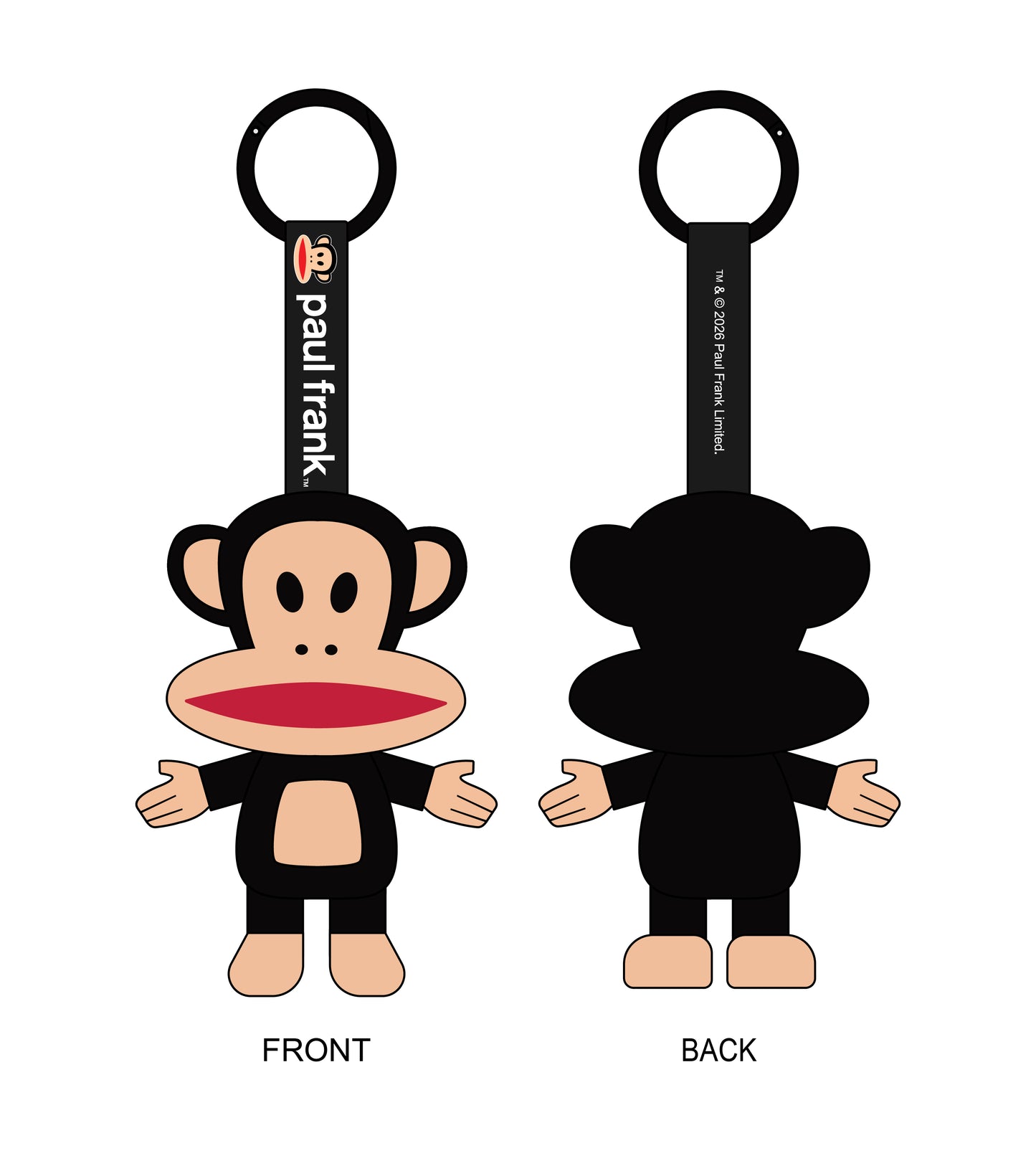 Preorder - Paul Frank Julius “Colourway” Plushie Blind Box Series 1 (one display case of 6 blind boxes)