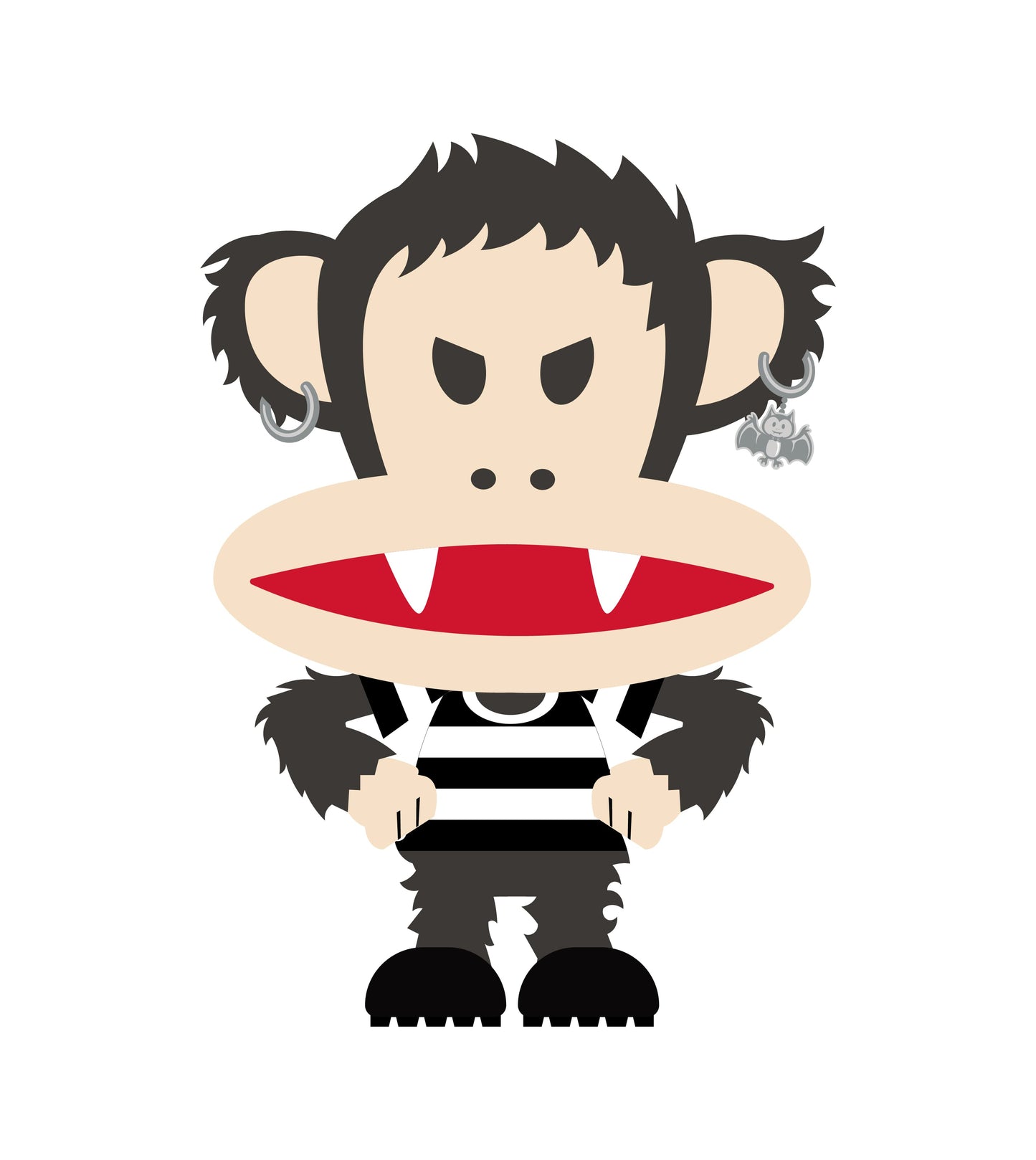 Preorder - Paul Frank Julius "KONG" Sofubi Mini Figure Blind Box Series (Transparent Clear Colourway Edition) - one display case of 6 blind boxes (Copy)
