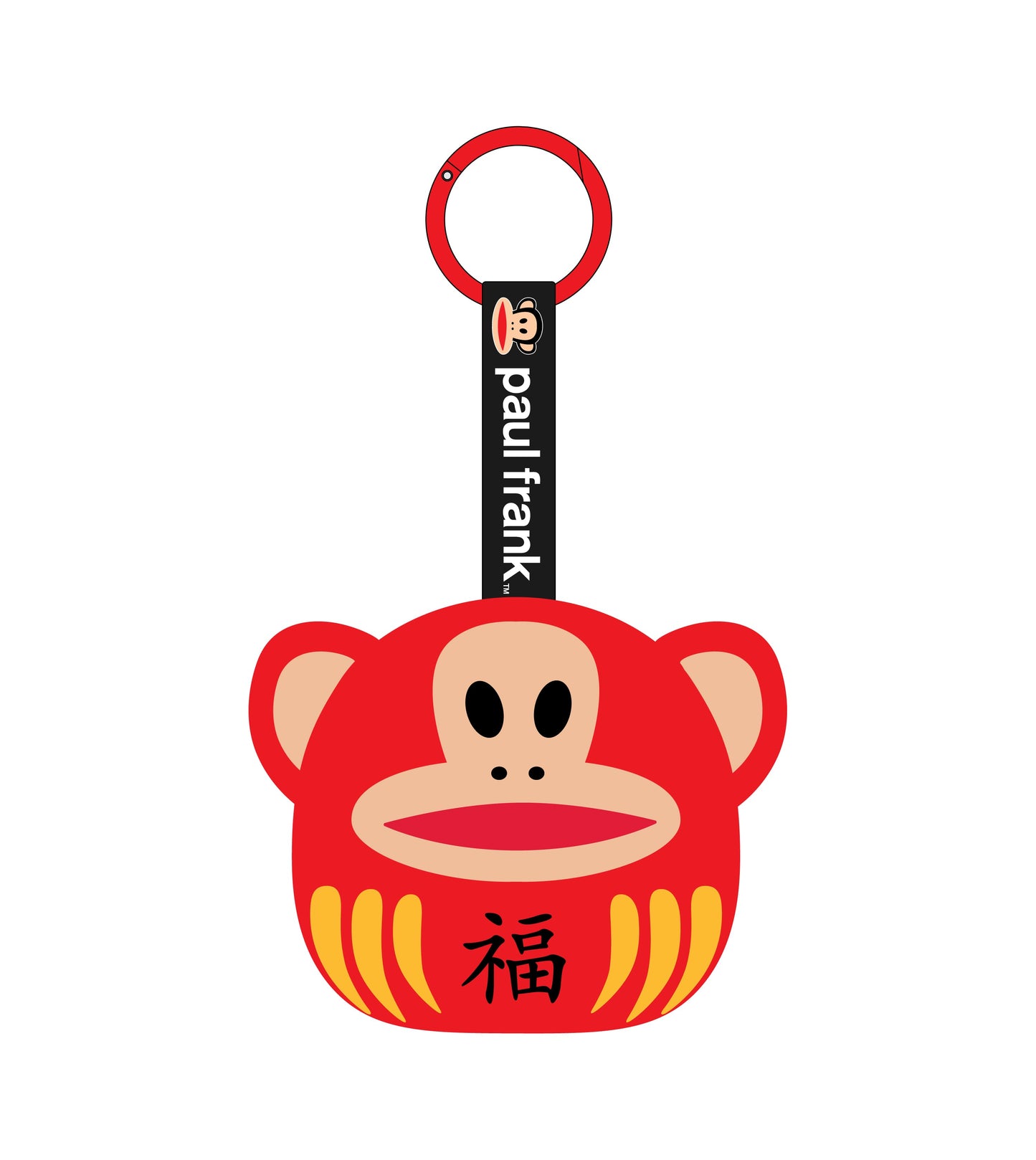 Preorder - Paul Frank Julius “Daruma” Plushie Blind Box Series 1 (one display case of 6 blind boxes)