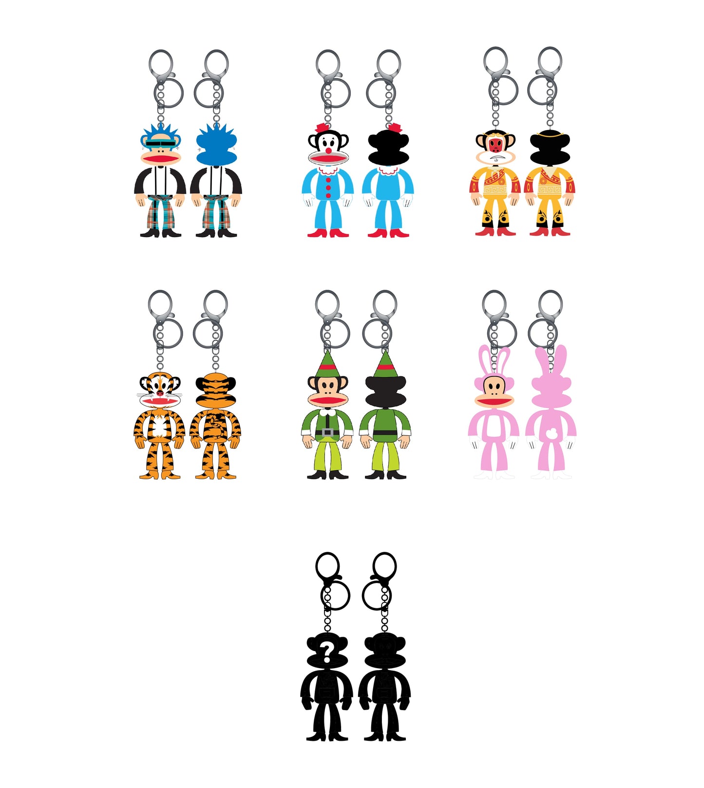 Preorder - Paul Frank Julius “Classic” Plushie Blind Box Series 1 (one display case of 6 blind boxes)