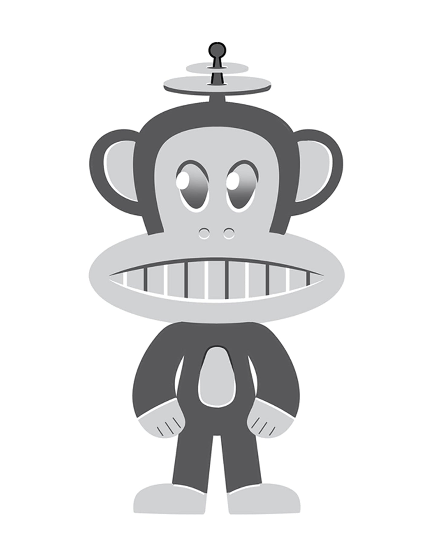 Preorder - Paul Frank “Chibi” Julius Mini Figure Blind Box Series 1 (one display case of 6 blind boxes)