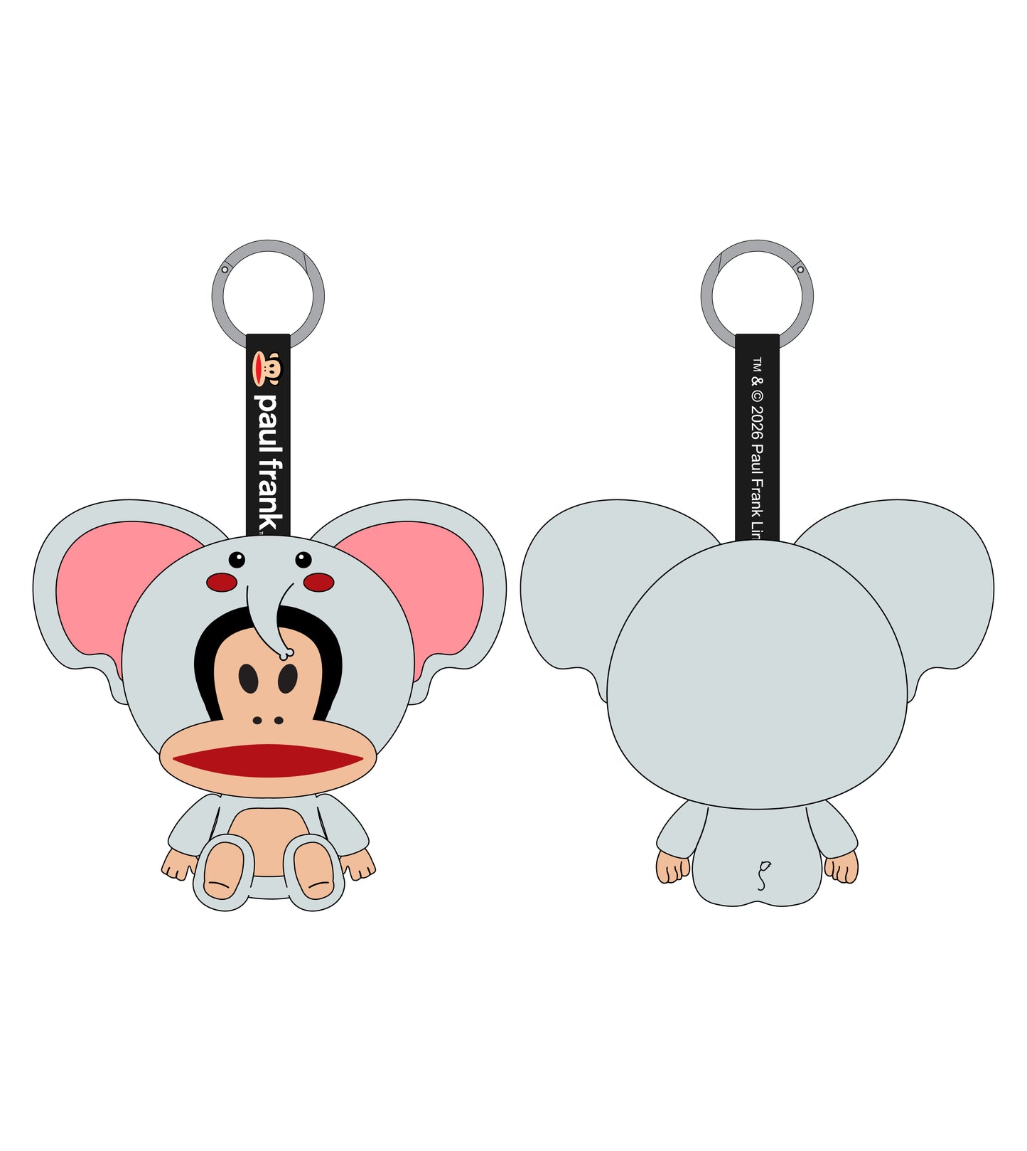 Preorder - Paul Frank Julius “Animal” Plushie Blind Box Series 1 (one display case of 6 blind boxes)