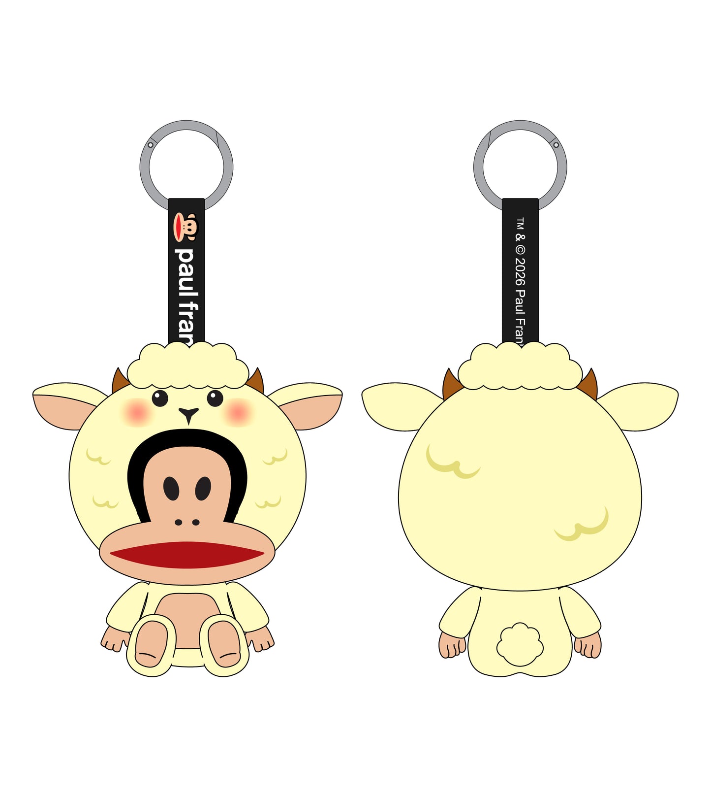 Preorder - Paul Frank Julius “Animal” Plushie Blind Box Series 1 (one display case of 6 blind boxes)