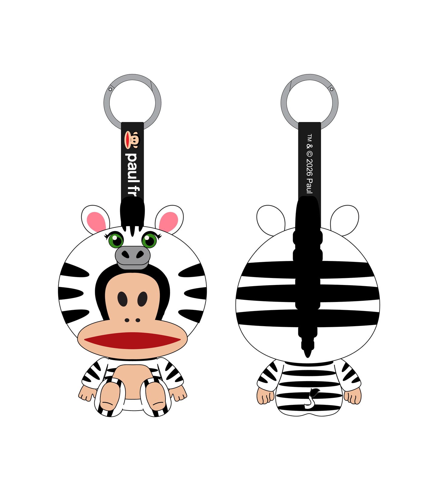 Preorder - Paul Frank Julius “Animal” Plushie Blind Box Series 1 (one display case of 6 blind boxes)