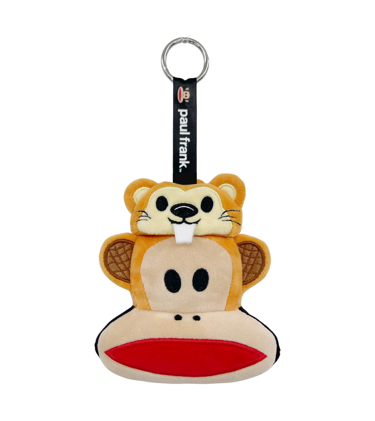 Preorder - Paul Frank Julius Head “Animal Cap” Plushie Blind Box Series (one display case of 6 blind boxes)