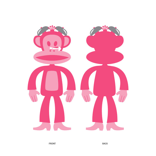 Preorder - Paul Frank Julius Vinyl Art Figure (Pink Clock Edition)