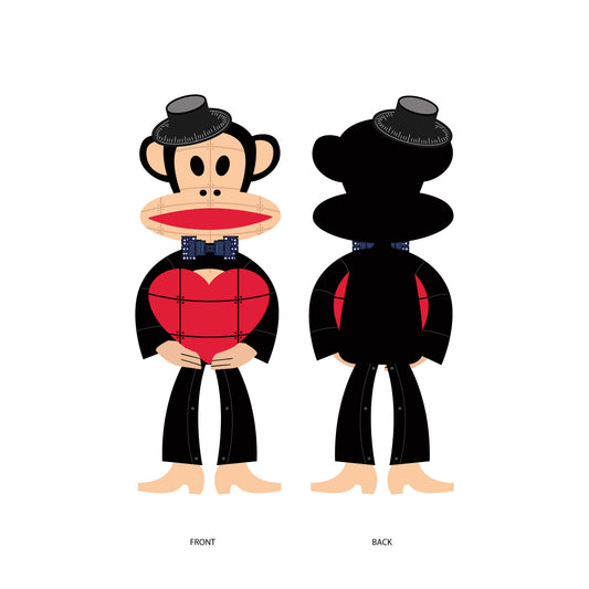 Preorder - Paul Frank Julius Vinyl Art Figure (Robot Big Heart Edition)