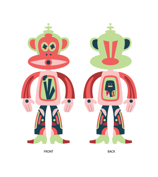 Preorder - Paul Frank Julius Vinyl Art Figure ("Tiki Alien" by Diego Lizán from Spain)