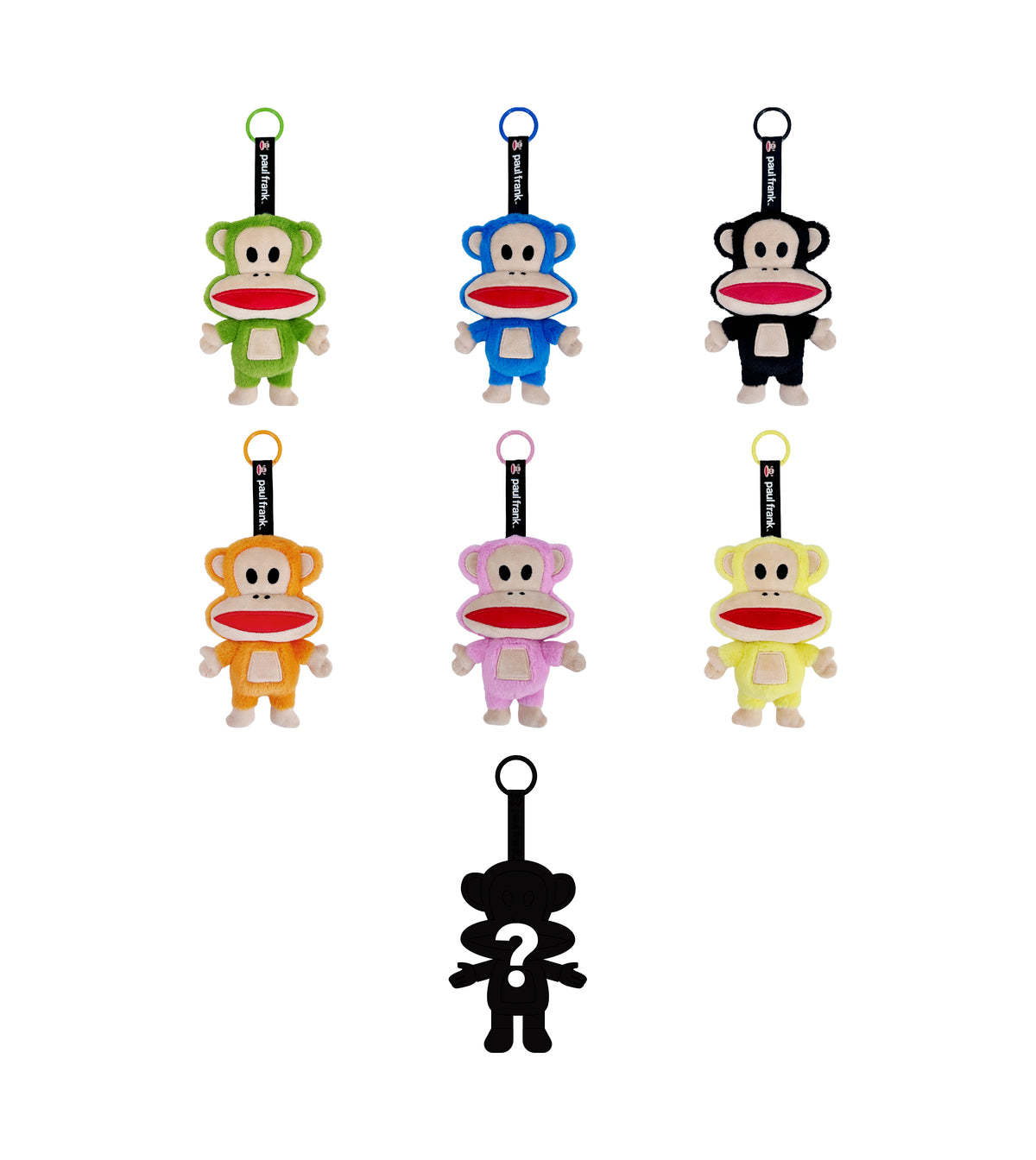 Preorder - Paul Frank Julius “Colourway” Plushie Blind Box Series 1 (one display case of 6 blind boxes)
