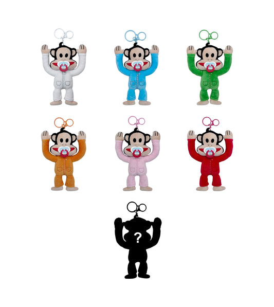 Preorder - Paul Frank Baby Julius “Pacifier” Plushie Blind Box Series (one display case of 6 blind boxes)