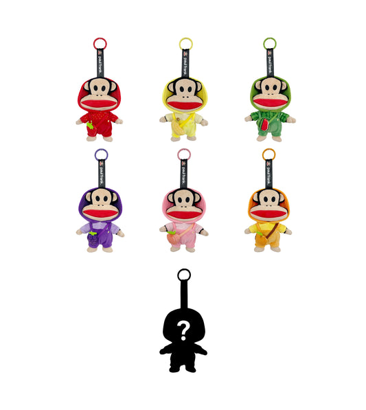 Preorder - Paul Frank Julius “Fruit” Plushie Blind Box Series (one display case of 6 blind boxes)
