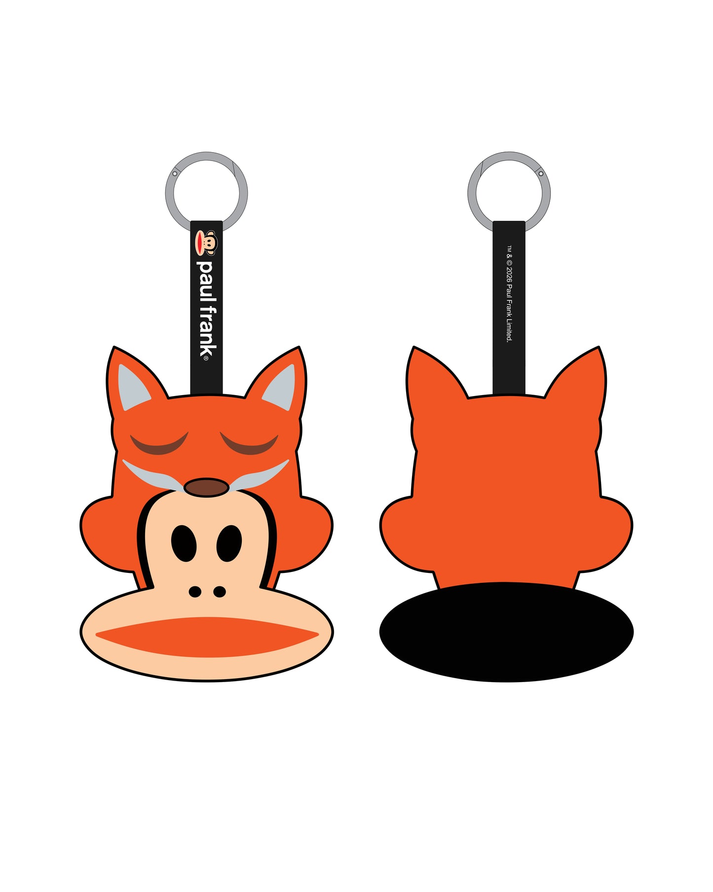 Preorder - Paul Frank Julius Head “Animal Cap” Plushie Blind Box Series (one display case of 6 blind boxes)