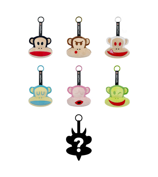 Preorder - Paul Frank Julius Head “Colourway with Expression” Plushie Blind Box Series (one display case of 6 blind boxes)