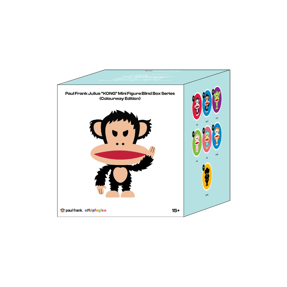 Preorder - Paul Frank Julius "KONG" Mini Figure Blind Box Series (Colourway Edition) - one display case of 6 blind boxes