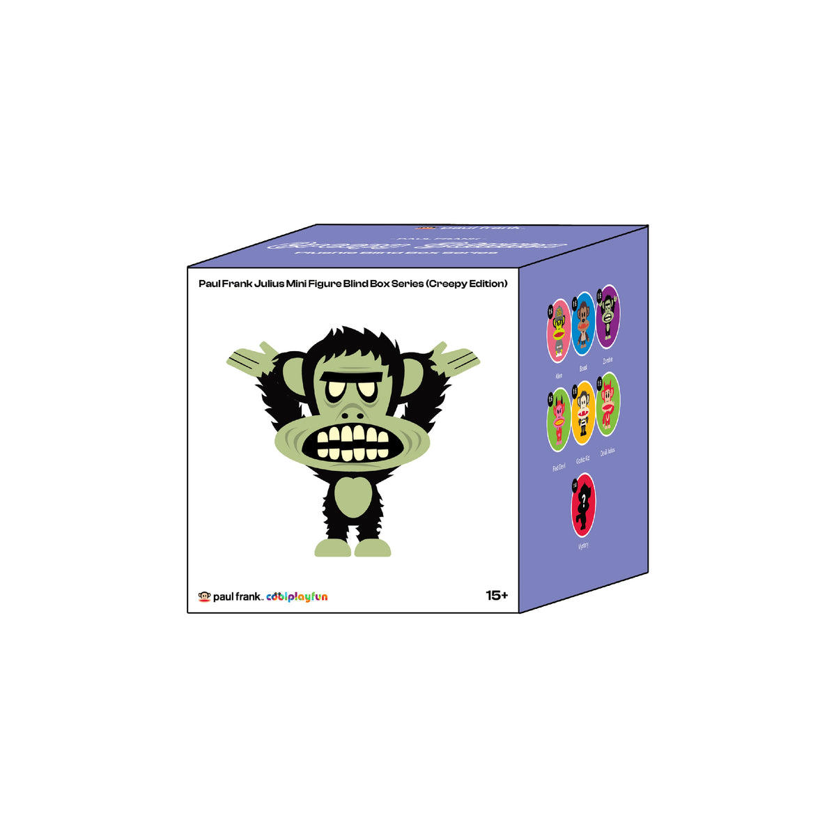 Preorder - Paul Frank Julius Mini Figure Blind Box Series (Creepy Edition) - one display case of 6 blind boxes (Copy)