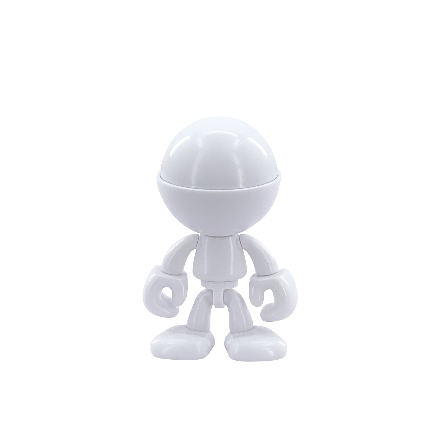Trexii Blank White Figure (3inch) – Classic Round Head