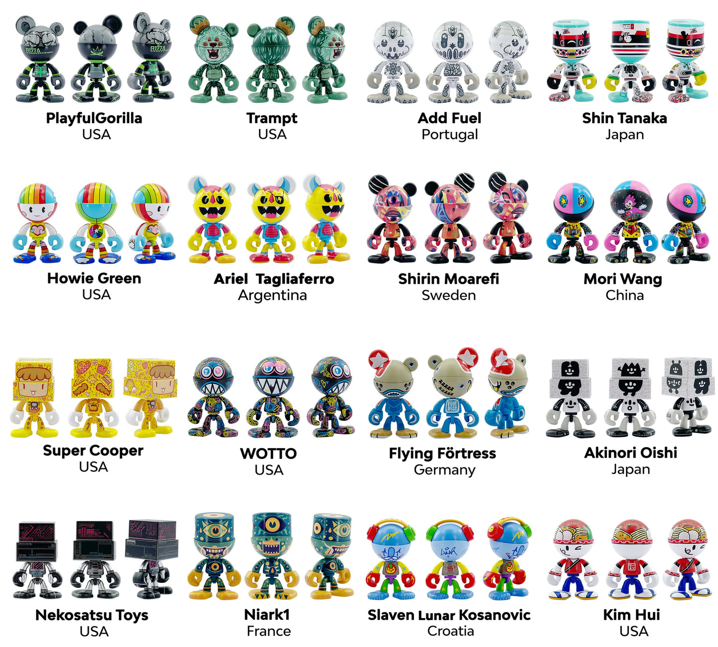 In-stock - Trexii Blind Box Series 1 - Full Set of 17pcs (without duplicate)