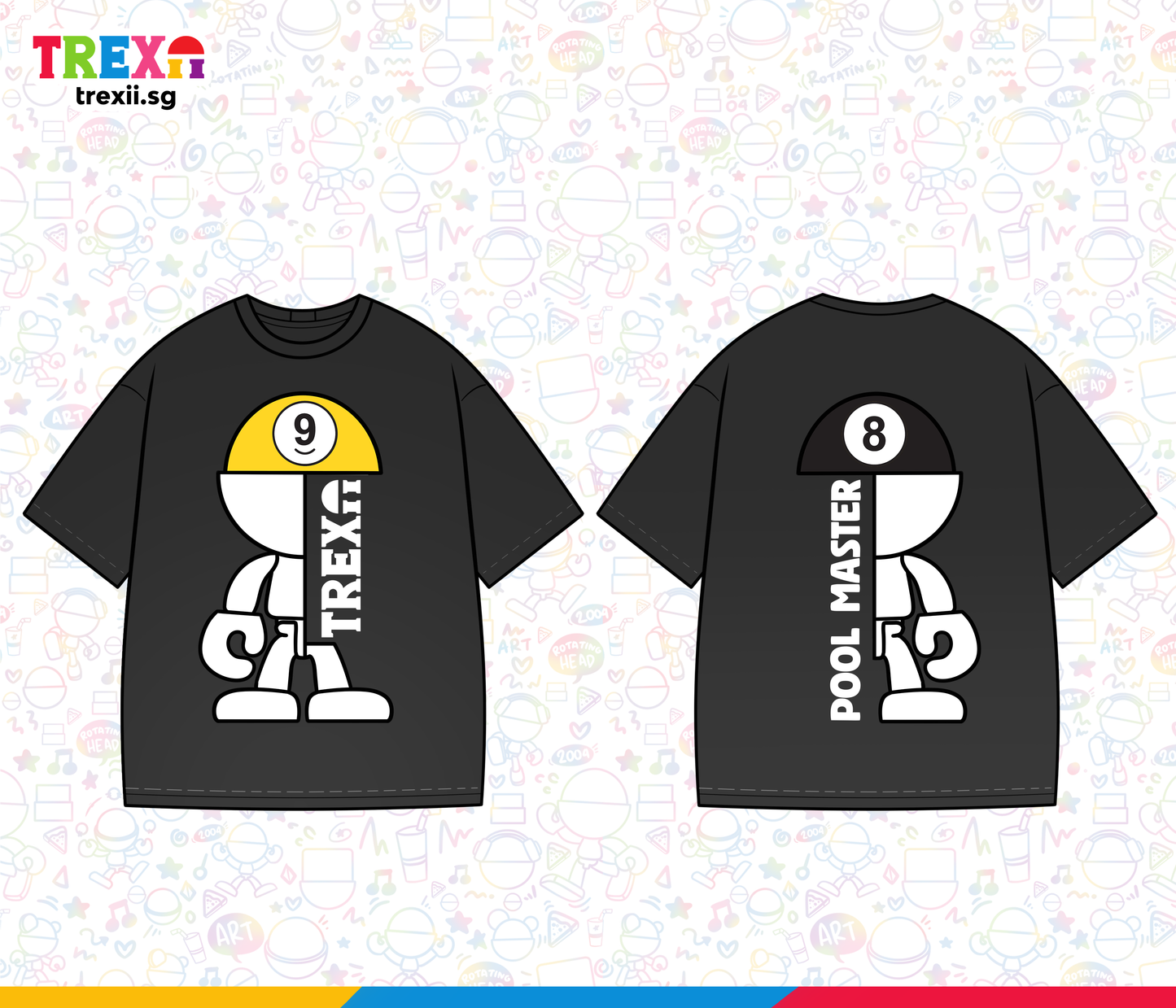 Trexii Unisex Oversized T-shirt - Pool Master