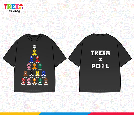 Trexii Unisex Oversized T-shirt - 8 Ball Rack