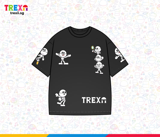 In-stock - Trexii Unisex T-shirt - Trexii Universe Multi Characters V3