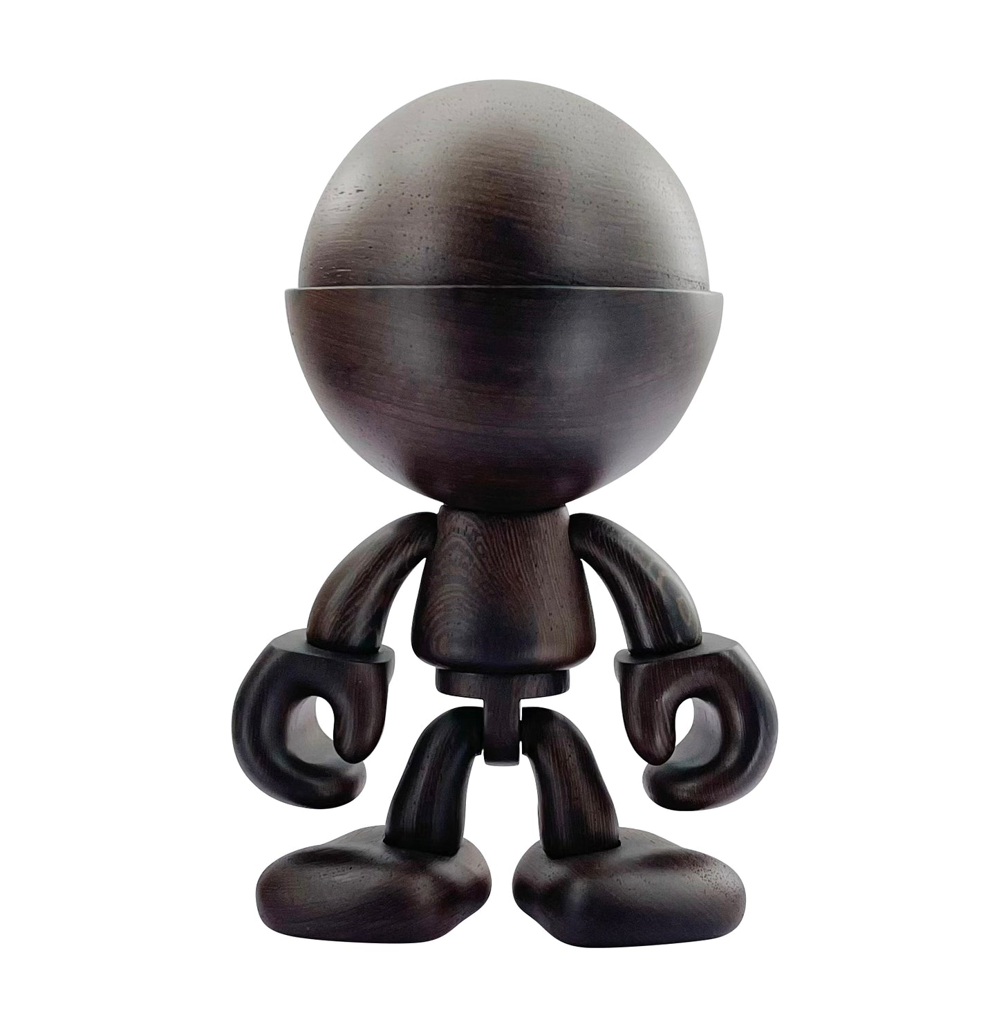 Trexii Wood Sculpture Figure (10inch) – African Wenge Wood Edition