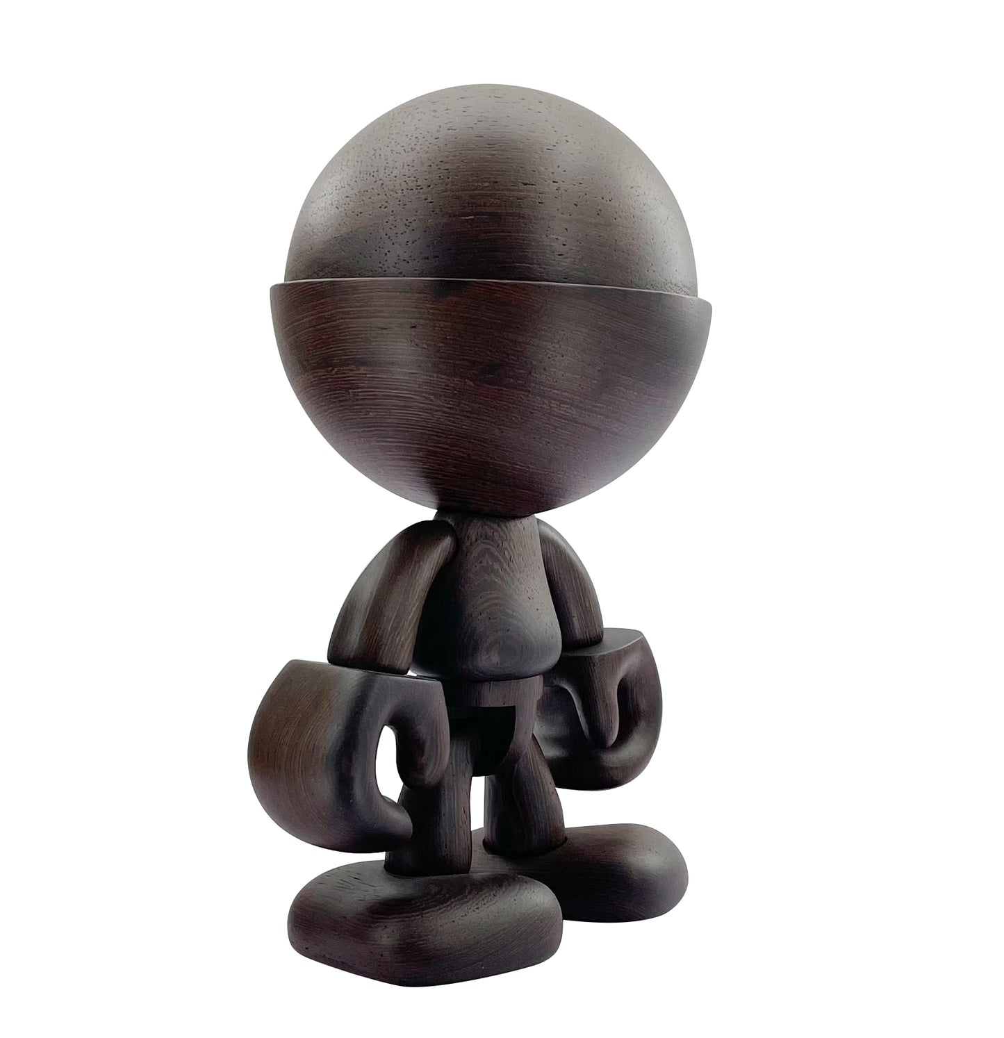 Trexii Wood Sculpture Figure (10inch) – African Wenge Wood Edition