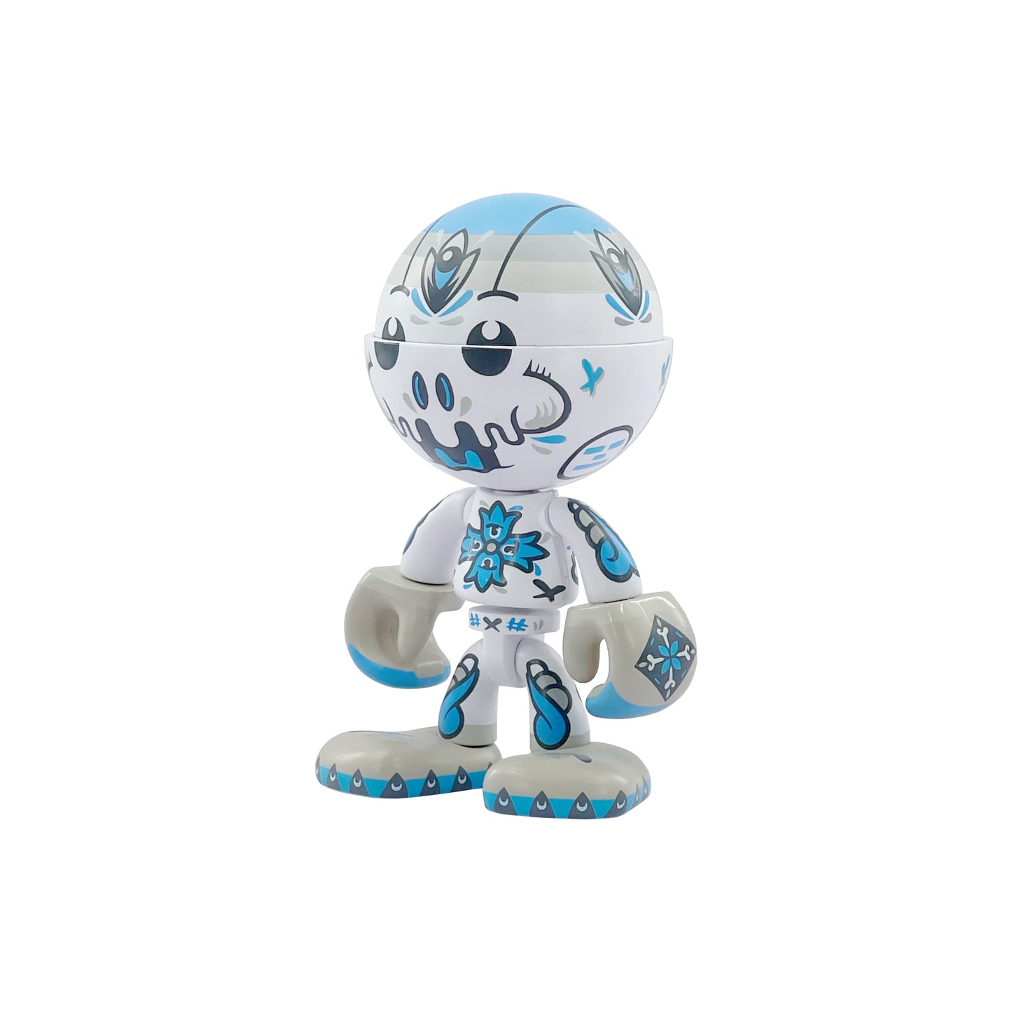 Trexii x Add Fuel Figure (3inch) – Blue/Grey Edition