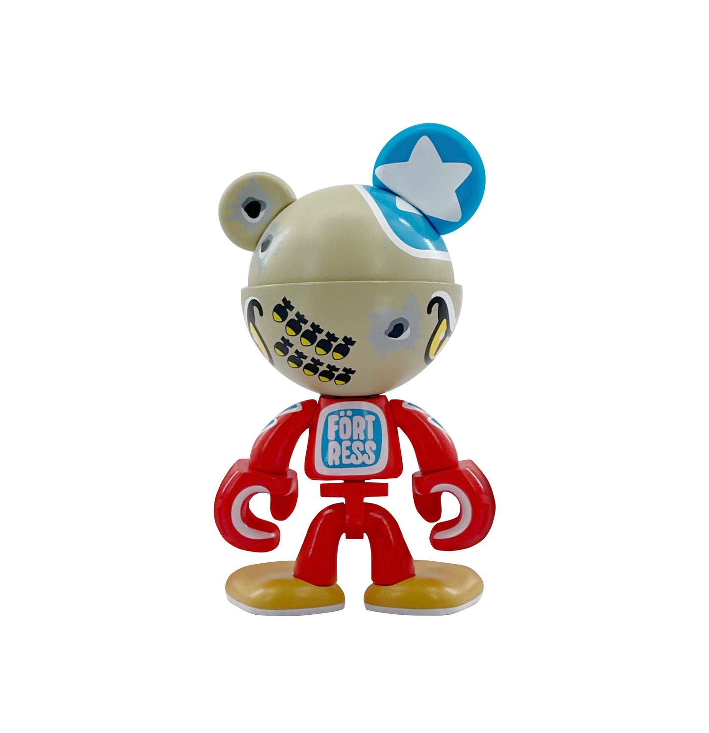 Trexii x Flying Fortress Figure (3inch) – Red Edition