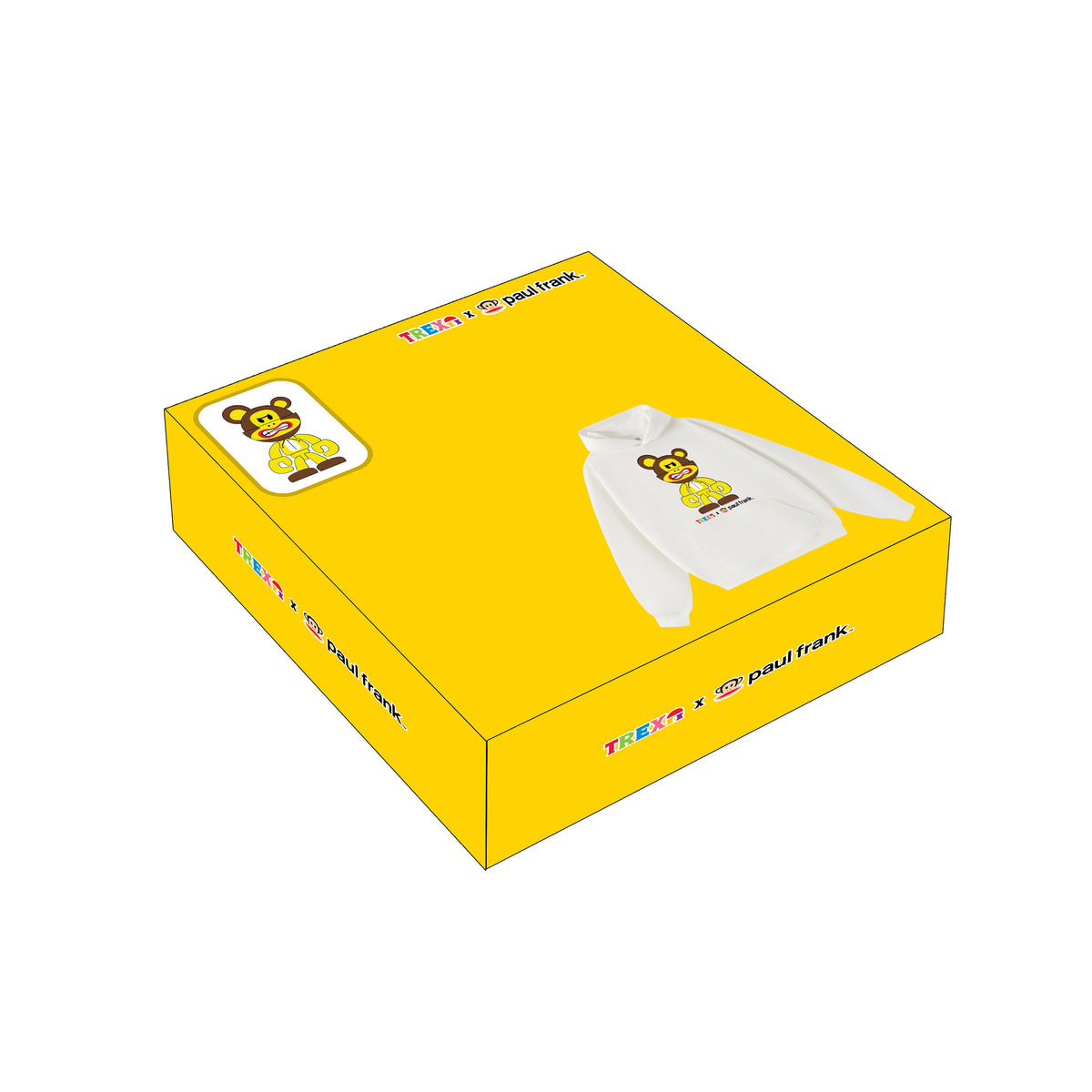 Preorder - Trexii x Paul Frank (Yellow Lion Edition) Collectible Figure with Hoodie