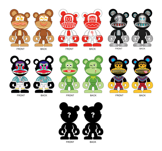 Preorder - Trexii x Paul Frank Blind Box Series 1 (one display case of 6 blind boxes)