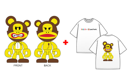 Preorder - Trexii x Paul Frank (Yellow Lion Edition) Collectible Figure with Tee Shirt